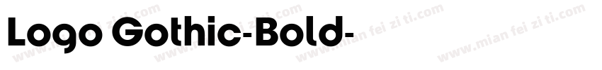 Logo Gothic-Bold字体转换